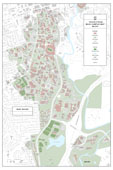 24 x 36 UGA Campus Bike Racks Map