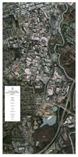 24 x 48 UGA Campus Map with 2013 Aerial Photo