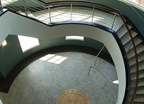 Coverdell Center - Spiral Staircase