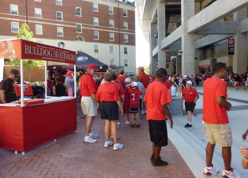 Reed Plaza, First Home Game of 2010 Season