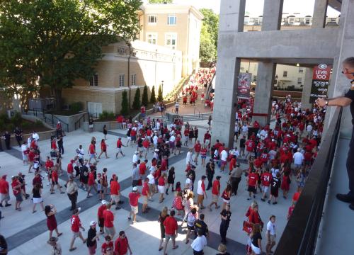 Reed Plaza, First Home Game of 2010 Season