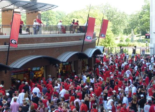 Reed Plaza, First Home Game of 2010 Season