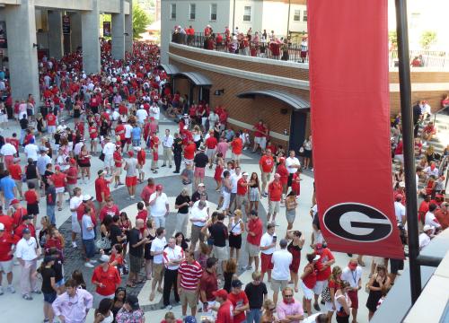 Reed Plaza, First Home Game of 2010 Season