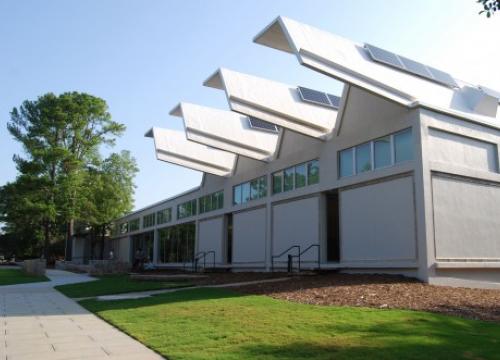 SW view of solar-PV panels